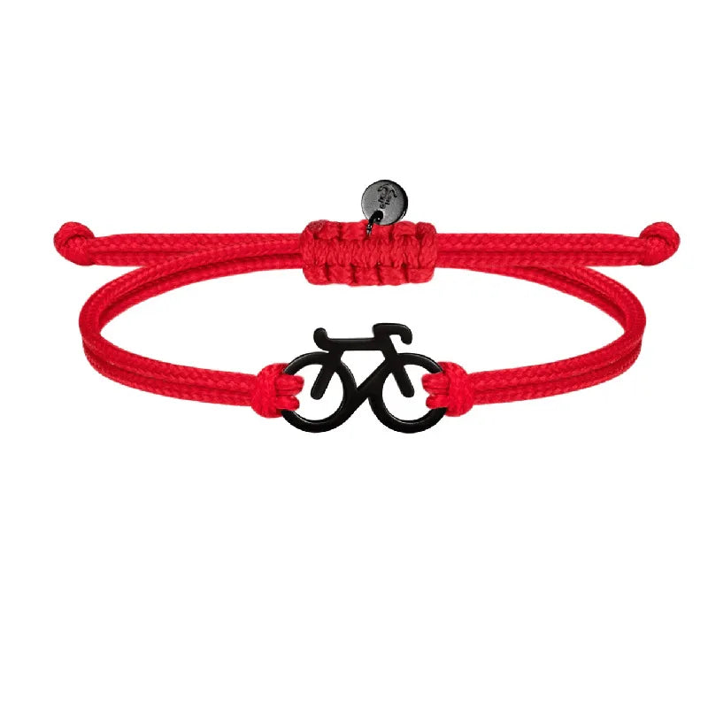 2025 Fashion Bicycle Bracelet New Trendy Sports Cycling Periphery Pendant Bracelet Pink Bicycle Jewelry