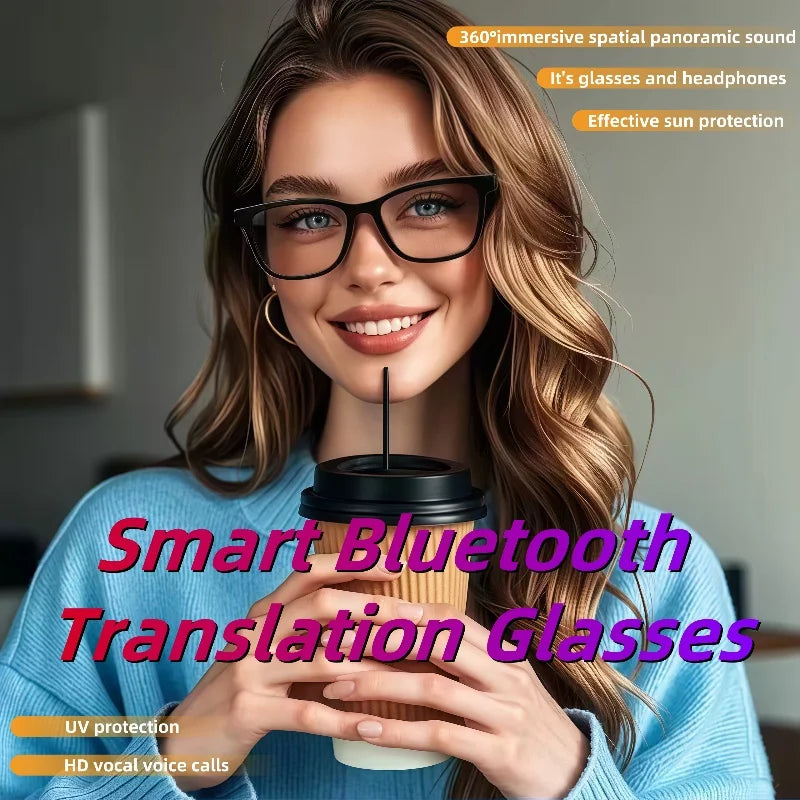 GS05 Upgrade Smart Glasses With Camera Video Recording AI Photo Recognition Bluetooth Call Translation Voice Assistant Glasses