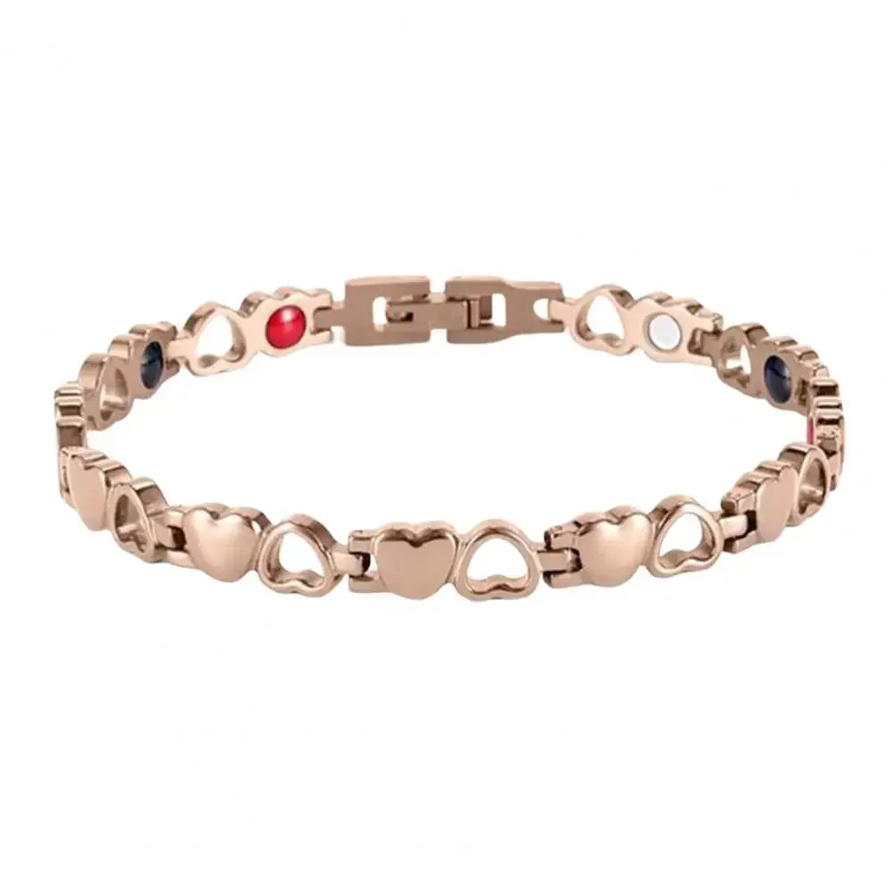 Heart-shaped Women Magnetic Bangle For Dating Fashionable Love Magnet Health Bracelet Creative Bracelet Bracelet For Men