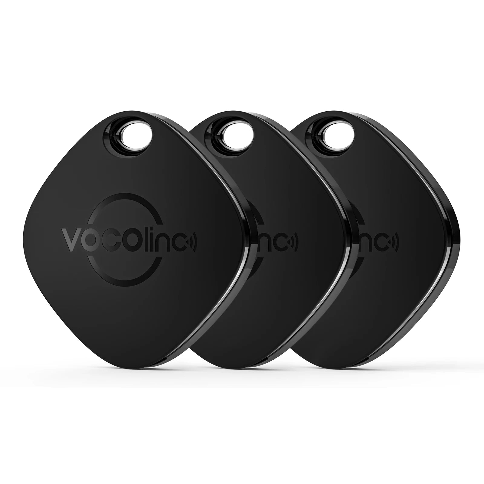 1/2/3/4Pcs VOCOlinc Mini Keychain Locator Anti-lost Wallet Car Smart Tag Bluetooth Tracker Key Item Finder Use Find My (iOS only