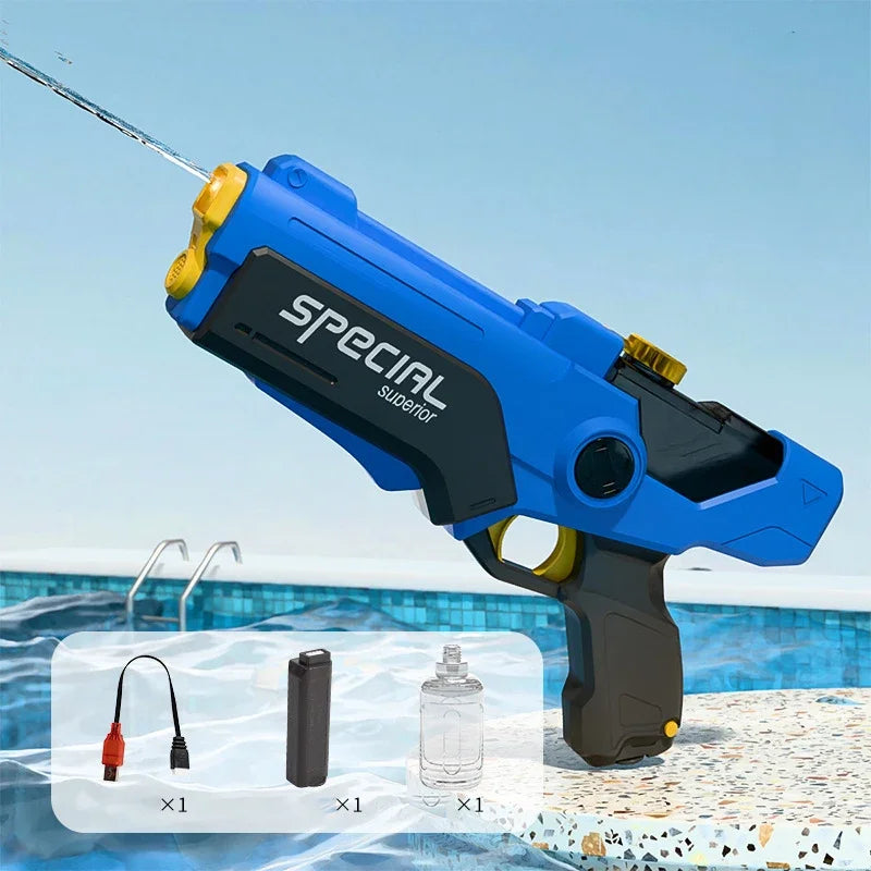 Powerful Electric Water Gun Toys Outdoor Pool Games Automatic Continuous Water Guns Children's Toy Water Pistol Gun Kids Gifts