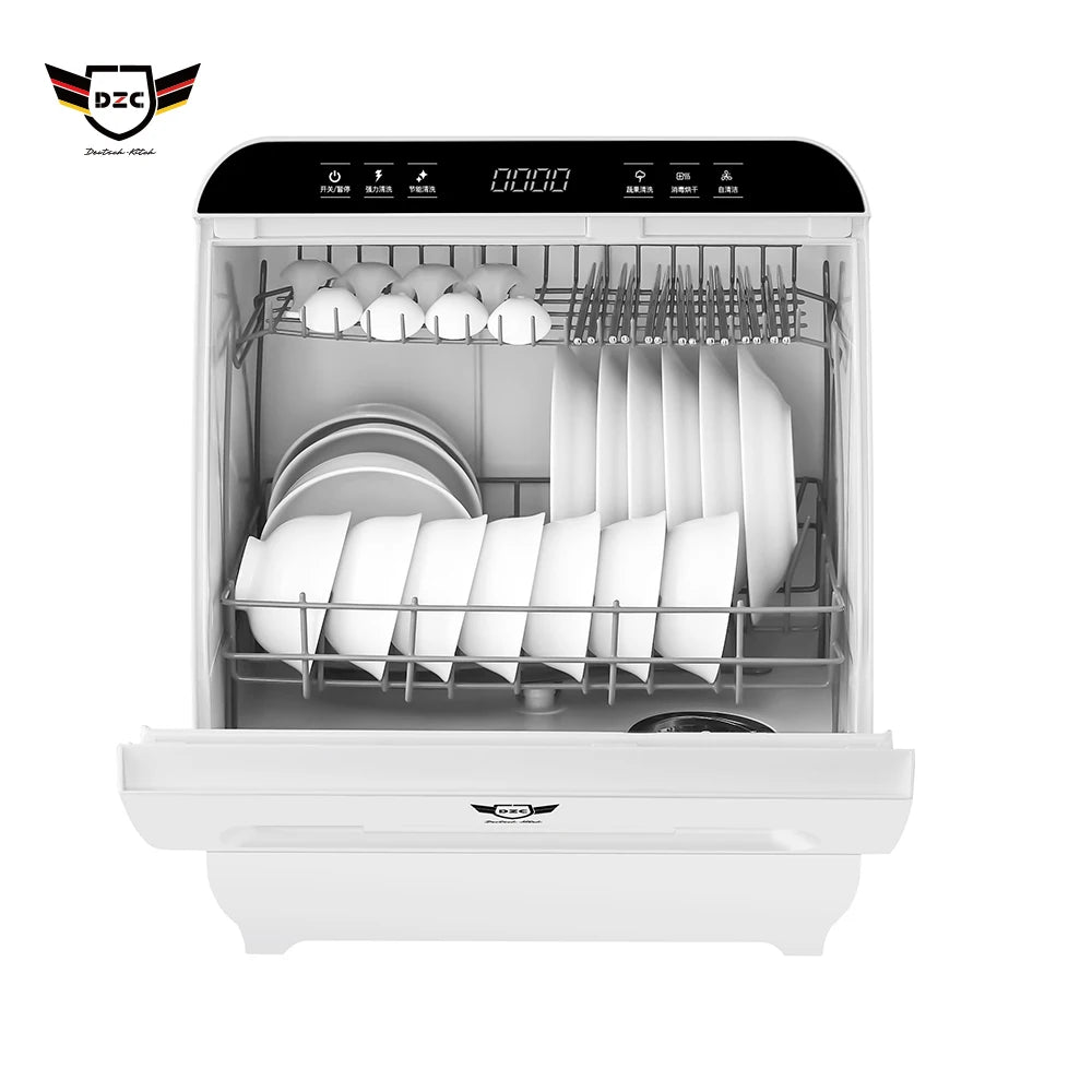 Dish Washer Machine for Home Factory Hot Sale Ptc Hot Dorms RVs Portable Compact Countertop Dishwasher Q8