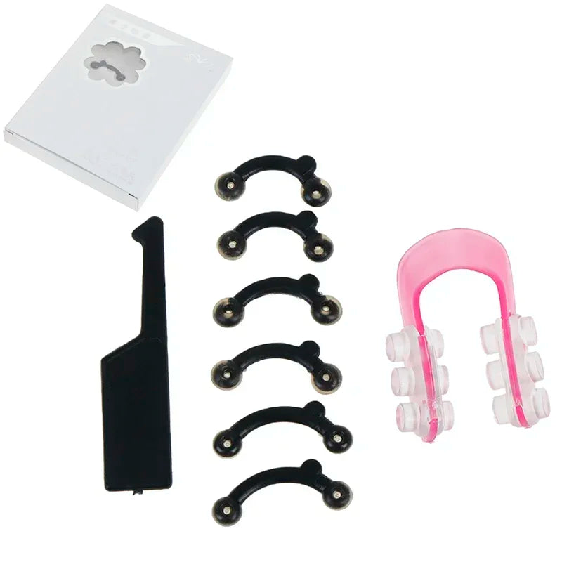 6Pcs/Set Beauty Nose Clip Nose Up Lifting Shaping Clip Corrector Massage Tool Clipper Shaper Bridge Straightening No Pain 3 Size