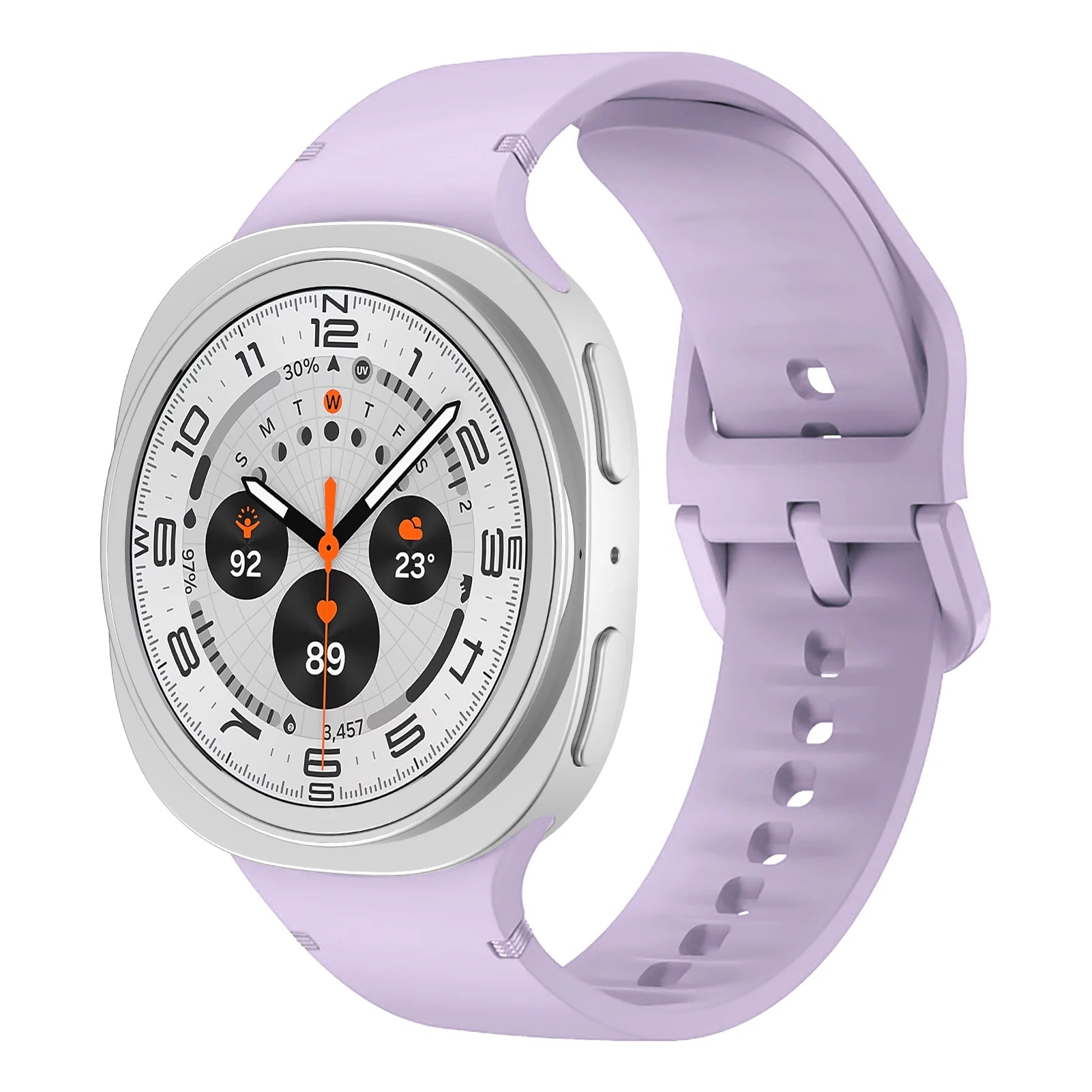 1:1 Sport Band for Samsung Galaxy watch 8 44mm 40mm 8 classic 46mm Wrist Replacement Belt Bracelet Correa Galaxy watch 8 Straps