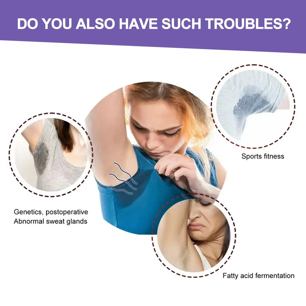 Lavender Body Odor Remove Cream Underarm Bad Smell Sweating Removal Armpit Refreshing Antiperspirant Lasting Aroma Deodorant