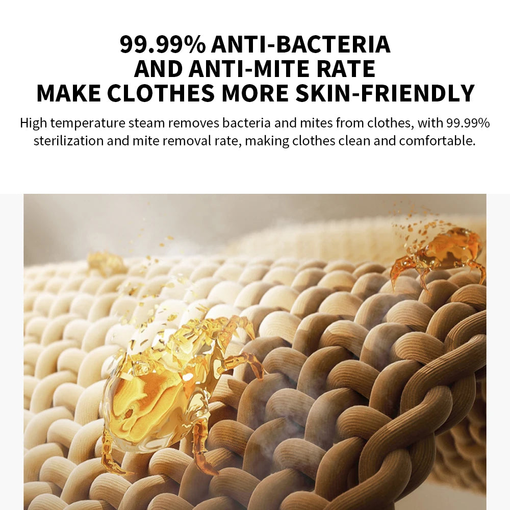 New XIAOMI MIJIA Handheld Garment Steamer 2 iron Home Electric Steam Cleaner Portable Foldable Mite Removal Flat Ironing Machine