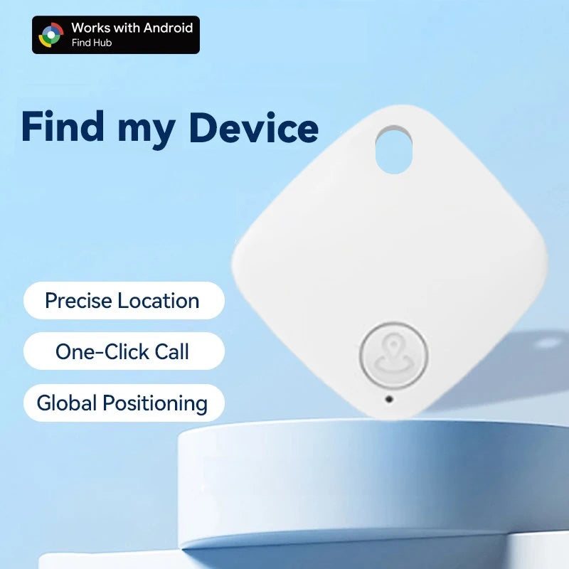 Mini Smart GPS Tracker Tag Work for iOS Android System Bluetooth Locator Key Finder for iPhone Google Find My Wallet Pet Kids