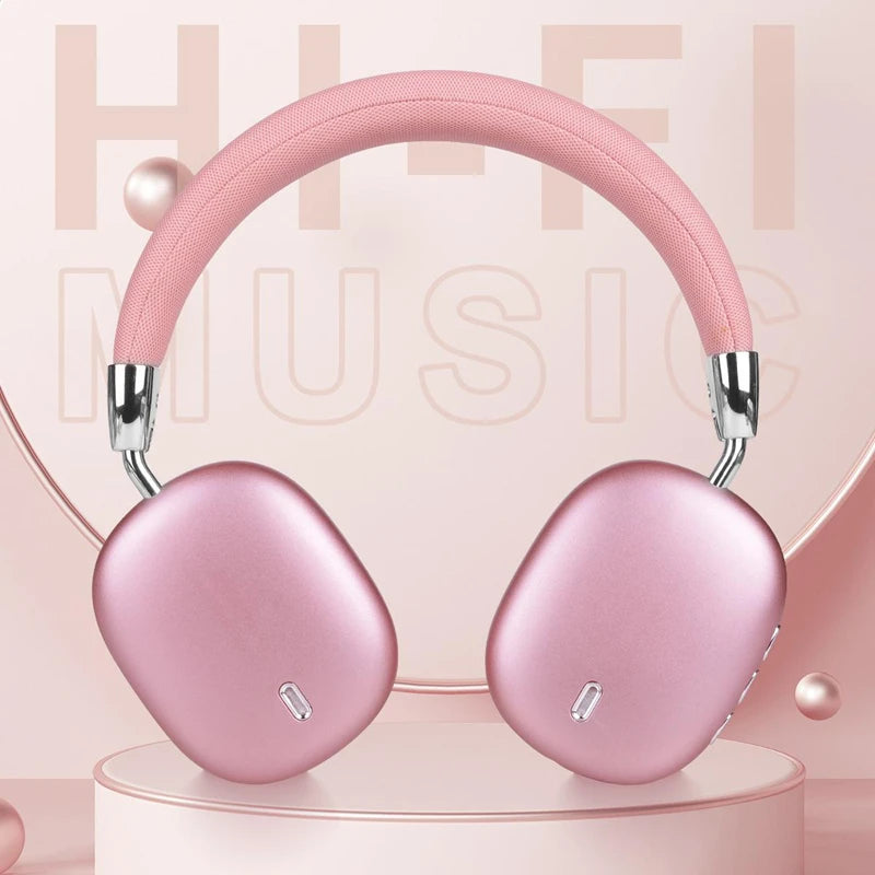 Wireless Bluetooth Headset HiFi Stereo Subwoofer Noise Cancellation Headphones Foldable Lightweight Earphones Durable Battery