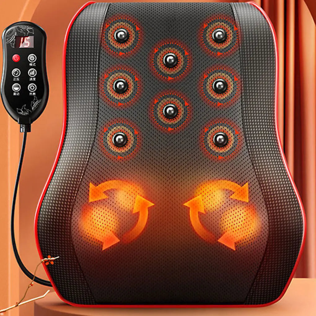 Portable Neck Waist Massager Electric Muscle Relaxation Massager Whole Body Massage To Relieve Muscle Soreness Car Back Pillow