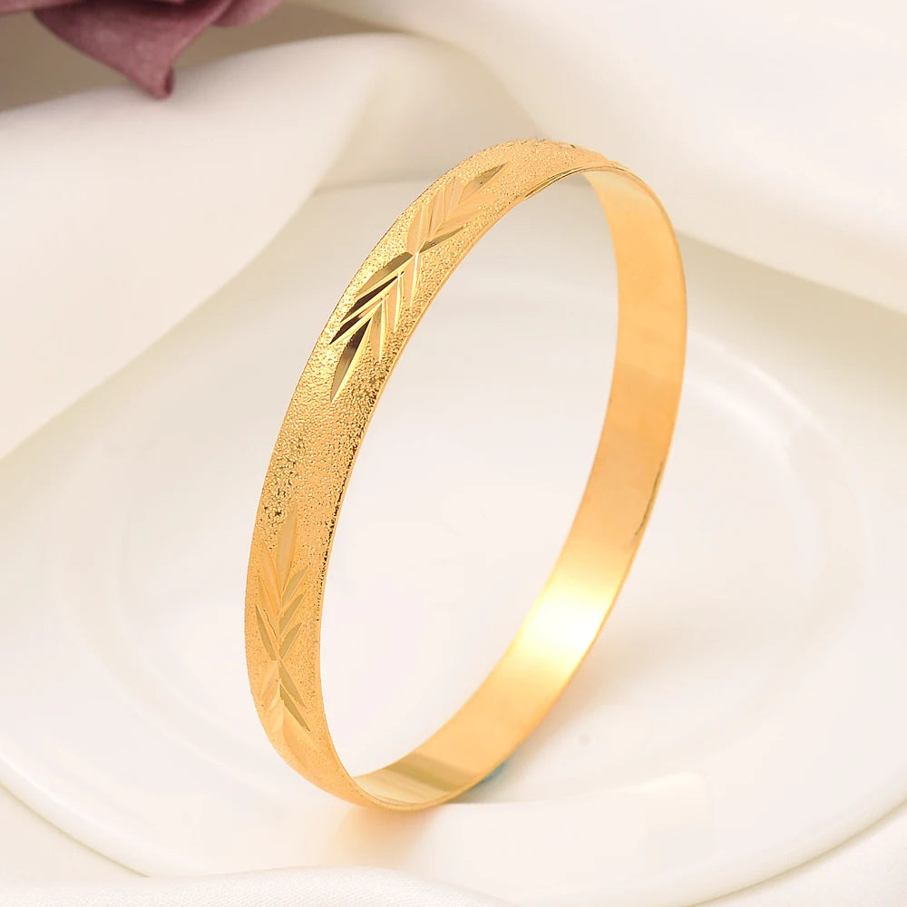 Fashion Exquisite 24K Gold Plated Bracelets Jewelry set Eritrea Ethiopian for Women Bangles Arab Bridal Wedding Party Gift