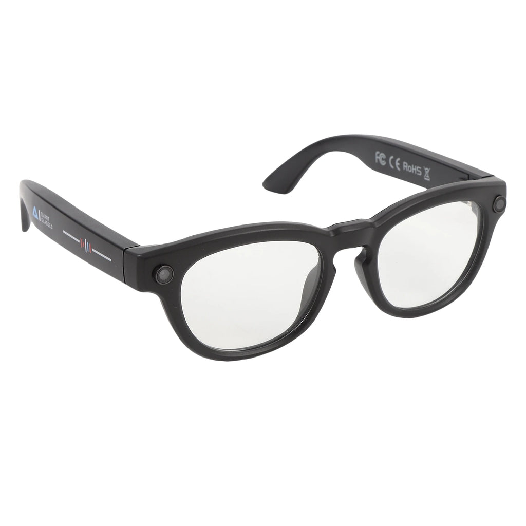 Translator Glasses Smart Translation Glasses HD Video Photo Taking Bluetooth Music and Calls Step Counting with APP for Travel