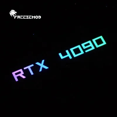 FREEZEMOD GPU Side Panel RTX3090 GTX ROG PC Decoration Video Card Plate Faith Lamp Water Cooler AURA SYNC XYD-5V Cooling ARGB