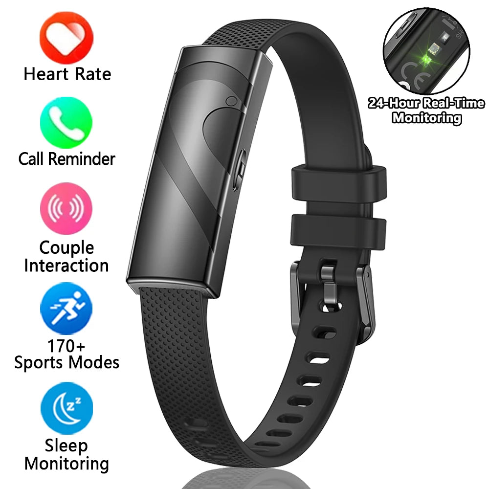 Men Women Smart Bracelet Waterproof Sports Fitness Tracker Heart Rate Sleep Monitor Health Smart Band Smartwatch For Android iOS