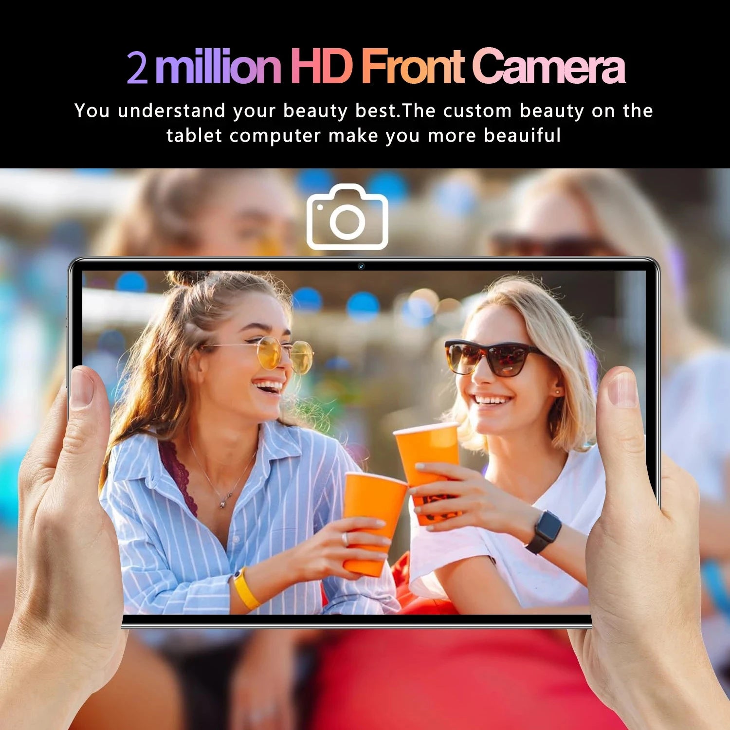 2025 Global BDF Android 13 Android Tablet 4GB+64GB HD Touch Screen Dual Card WIFI 6000mAh Battery  Octa Core