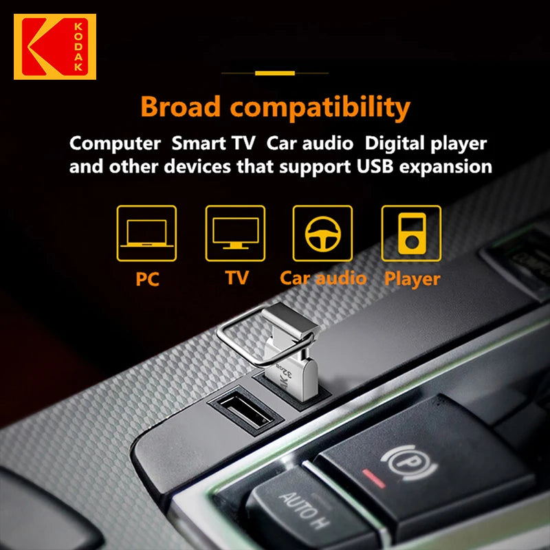 Kodak K112 USB Flash Drive 64GB Super Mini Pen Drive 64GB Pendrive Waterproof Dustproof USB Memory Stick for PC MacBook Car