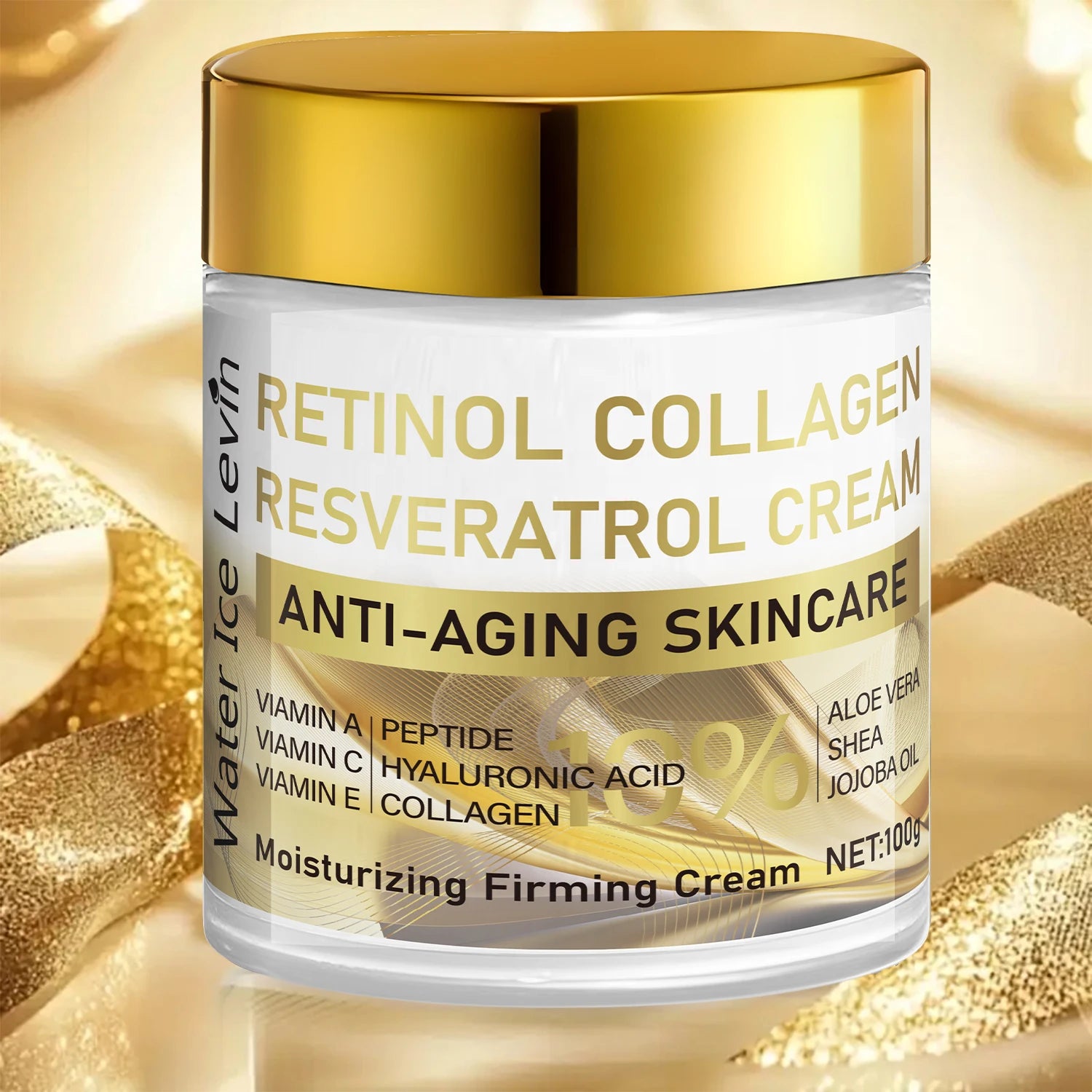 Vitamin a Collagen Firming Cream, Hyaluronic Acid, Day and Night Firming Moisturizing Cream, Gentle Ingredients, Moisturizing, Smoothing, Lifting Skin