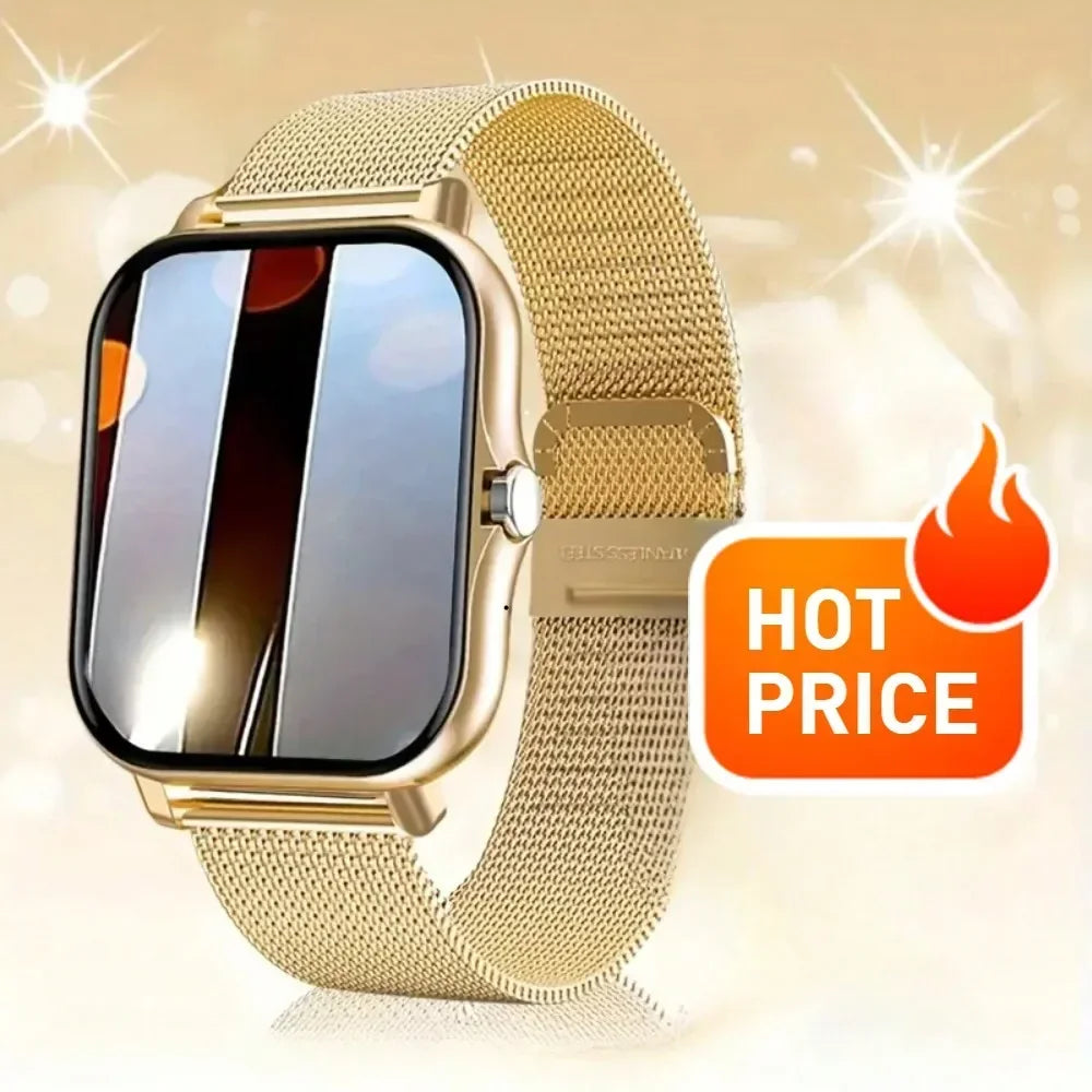 2025 Smart Fitness Watch - Wireless Calls 50 Sports Modes HR/SpO2 Tracking for iOS/Android