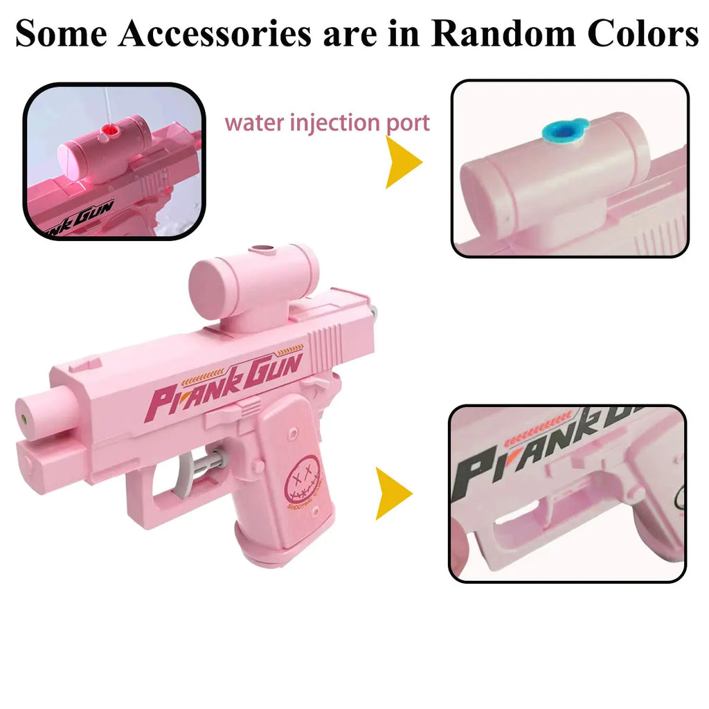 Two-Way Water Gun Prank Water Gun Toy Stress Relief Small Pistol Game Outdoor Indoor Adult Child Interaction Shoot Gift 2 style