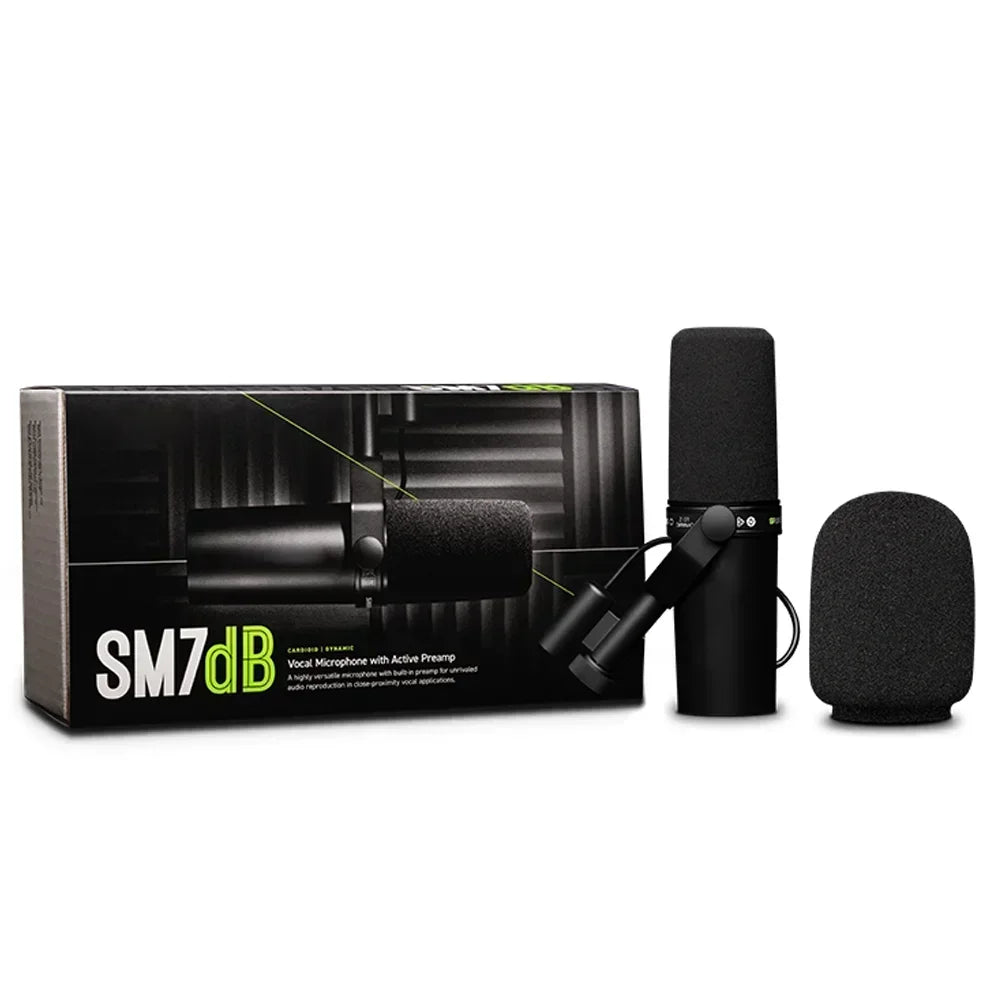SM7DB Dynamic Microphone with Built-in Preamp Sm7dB Studio Optional Response Microphone SM7B 7B for Live Stage Recordin