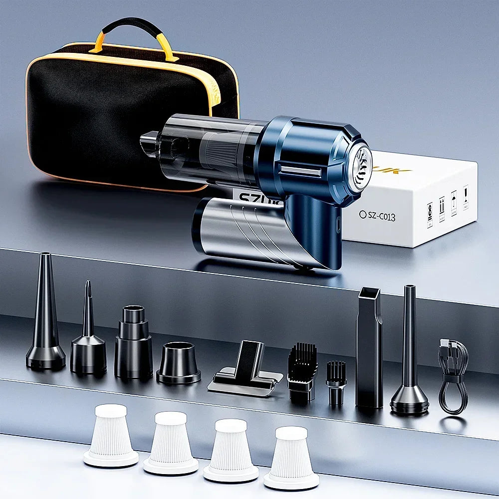 SZUK Car Vacuum Cleaner  Wireless Cleaner Handheld  Mini Vacuum Cleaner Cordless Strong Suction Cleaning Machine Robot Vacuum