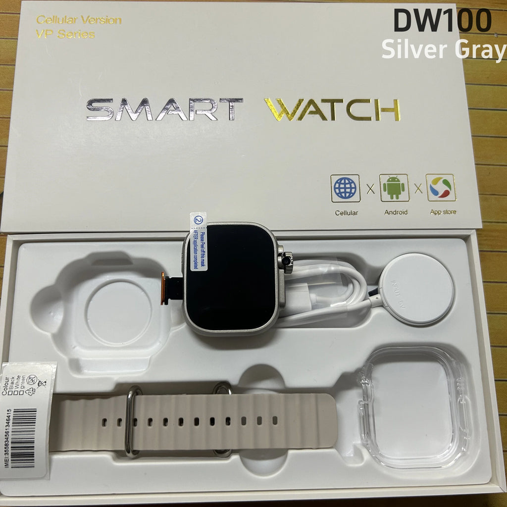 32+512GB DW100 Smart Watch 4G/5G LTE Rotary Camera GPS Position WIFI Video Global Calling 2.29'' Amoled Android 10.0 Smartwatch