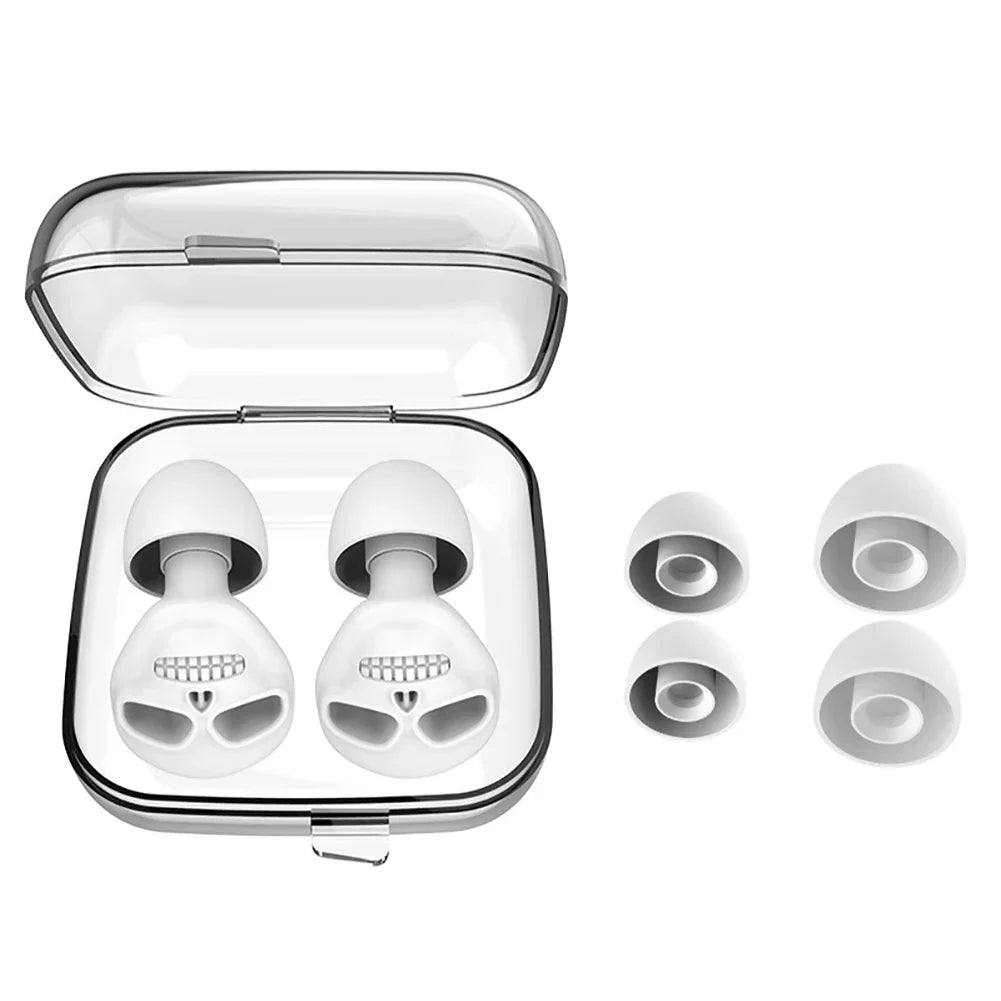 Silicone Soundproof Earplug Anti Noise Sleeping Ear Plugs Sound Insulation Noise Reduction Ear Protection Swimming Earplugs