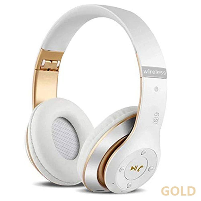 Bluetooth Wireless Headphones Noise Cancelling Bluetooth Earphone Foldable Handsfree Headset HIFI Stereo Game Headphones