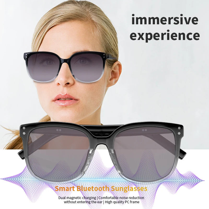 NEW Smart Bluetooth Glasses Fashionable Color-changing Sunglasses Open Audio Polarized Glasses for Casual Sports Smart Glasses