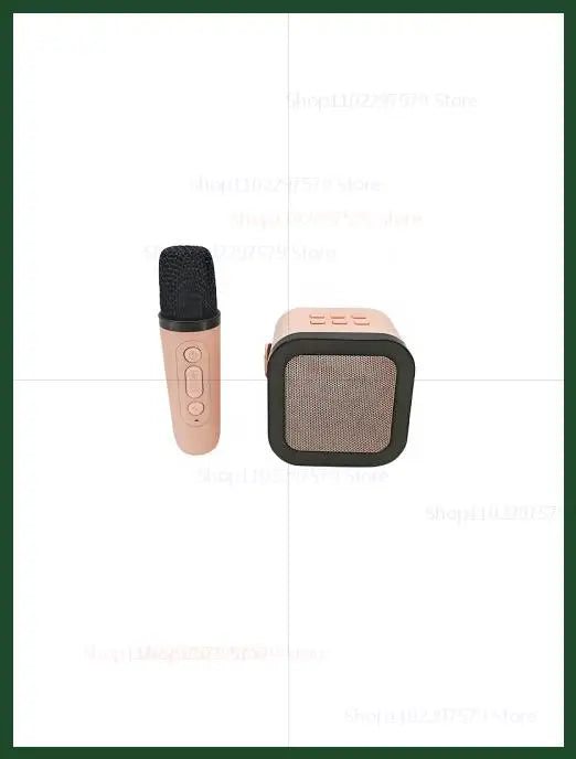 K12 Karaoke Microphone Set with 2 Wireless Microphones Bluetooth 5.3 PA Speaker for Kids Home KTV Singing Party Gift