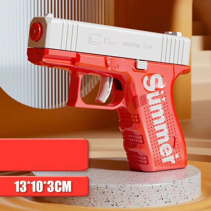 Summer Mini Water Gun Non Electric Pistol High-pressure Full Automatic Shooting Water Beach Toy Gun For Children Boy Girl Adults