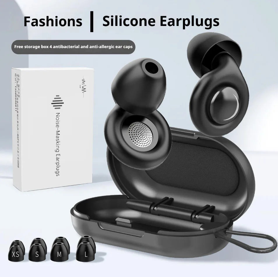 Silicone Ear Plugs Sleep Noise Cancelling Reusable Hearing Protection Anti noise earplugs for Concerts Travel Sleeping Ear plug