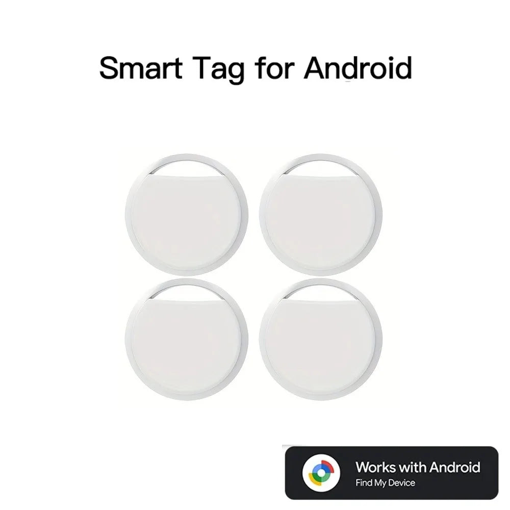 Bluetooth GPS Tracker for IPhone & Android Anti-Lost Key Finder for Luggage Wallet Pets Find My Device Compatible Smart Tag