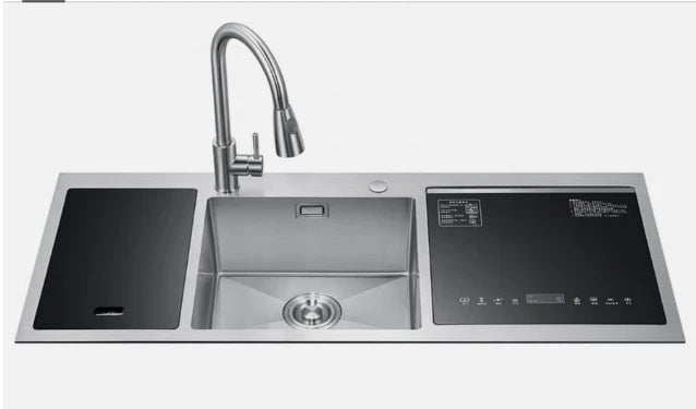 Sink Dish Washing ,Machine Integrated Full-Automatic Kitchen Ultrasonic Water Spray,Home Kitchen Appliances