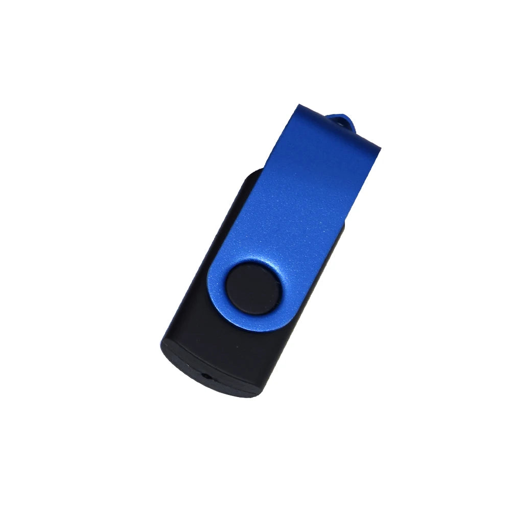 Fashion Rotatable USB 2.0 Flash Drive 128GB 64GB 32GB Colorful high speed 16GB 8GB memory Stick Waterproof Flash disk PenDrive