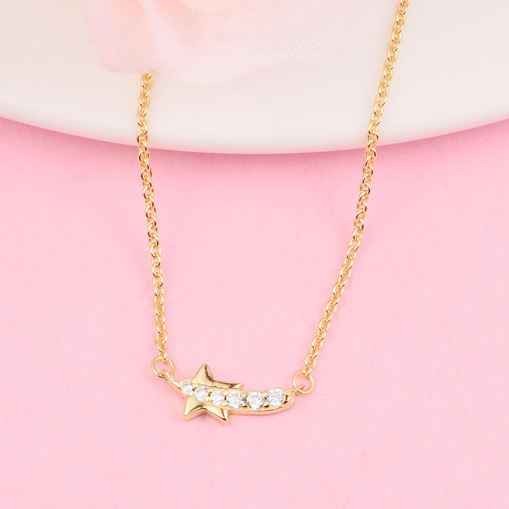 Necklaces for Women Ketten Fashion S925 New Sterling Silver Collier Choker Jewelry Female Chain Necklaces