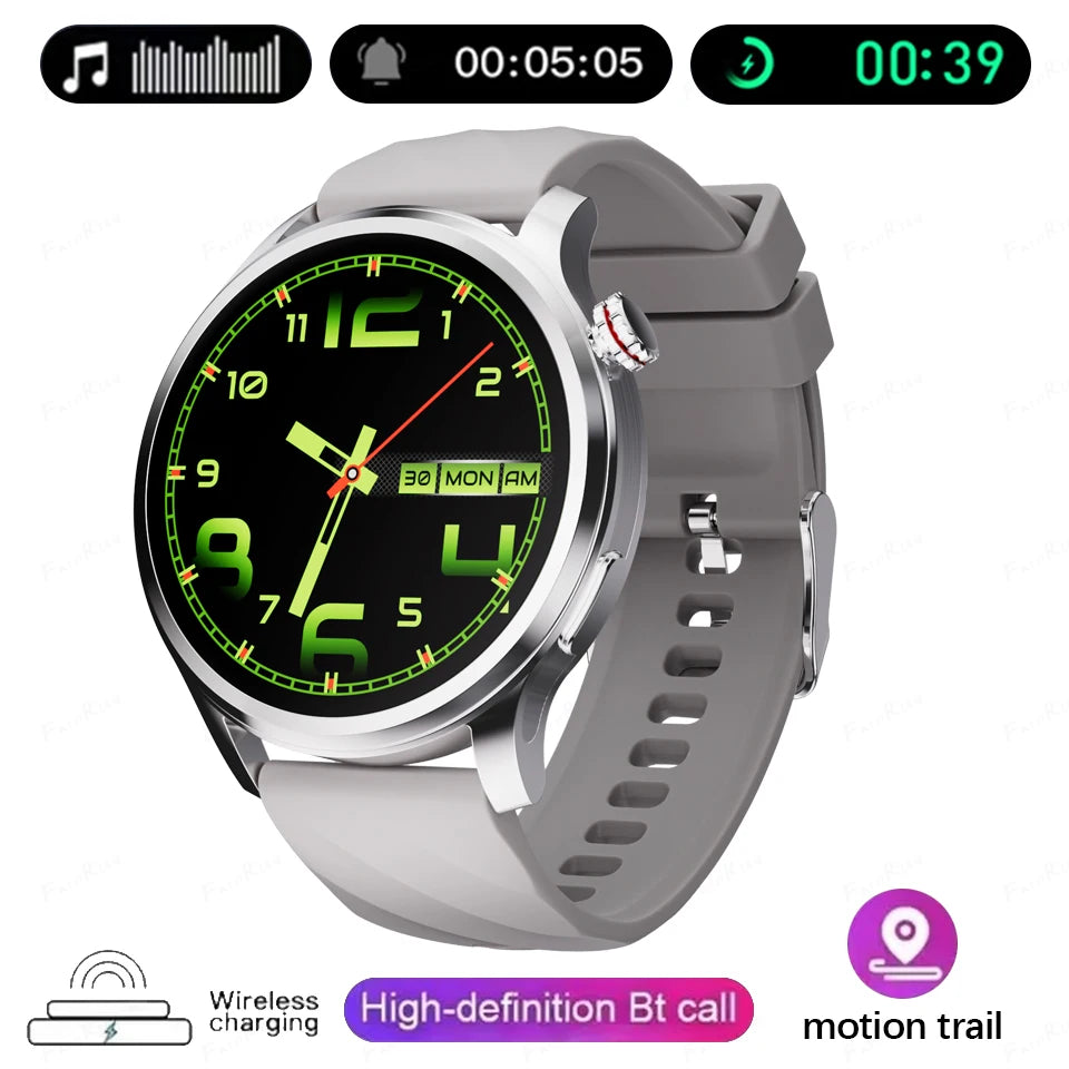 New Smart Watch SK51 Smart Watch 1.53 Inch HD AMOLED Screen NFC GPS TrackerBluetooth Call Health Monitoring Watch Men Women