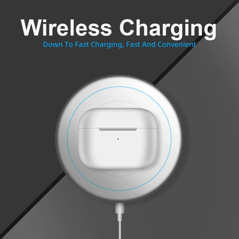 Airs Pro ANC Wireless Earphone Bluetooth Headsets Pro 2 Active Noise Cancellation Wireless Charging TWS Earbuds For Android IOS