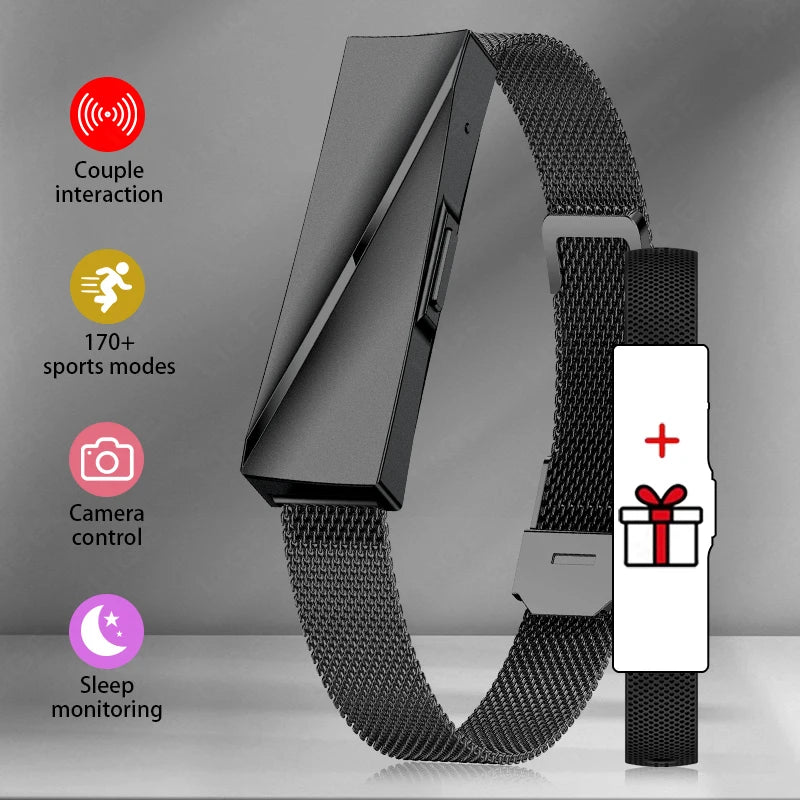 Smart Wristband Bluetooth Connected Smartband Fitness Tracker Heart Rate Blood Pressure SpO2 Sleep Monitor Health Smart Bracelet