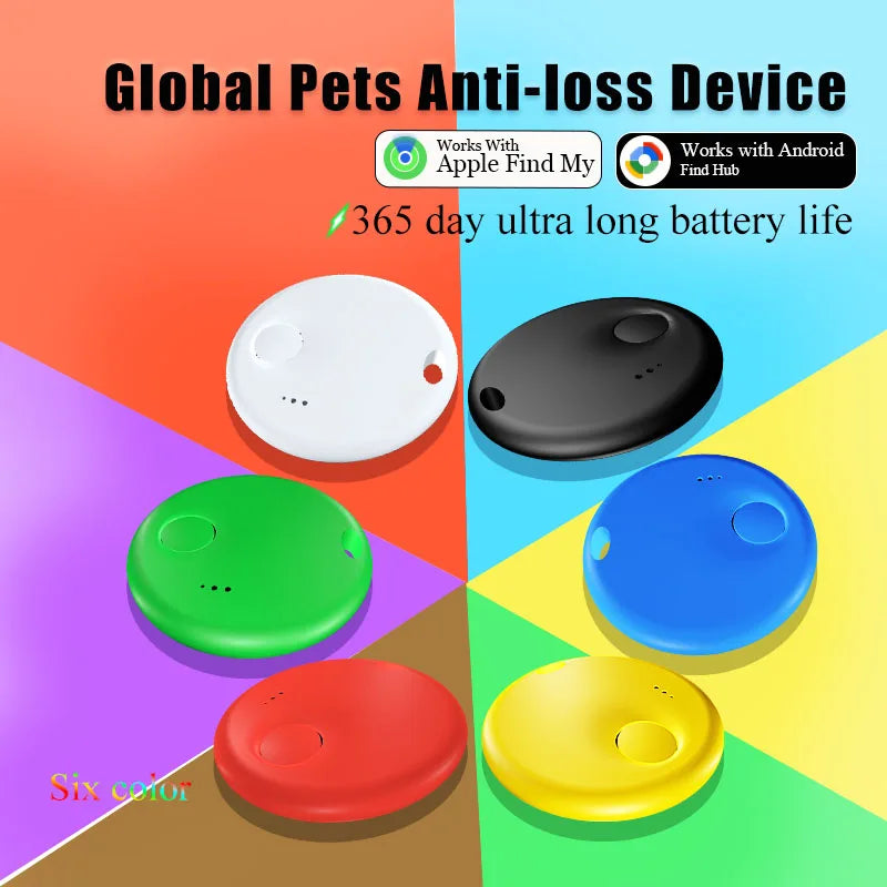 Smart Android Tracker Tag Anti-Lost Device For Apple For Google Find My App Wallet Keys Car Bike Locator Finder