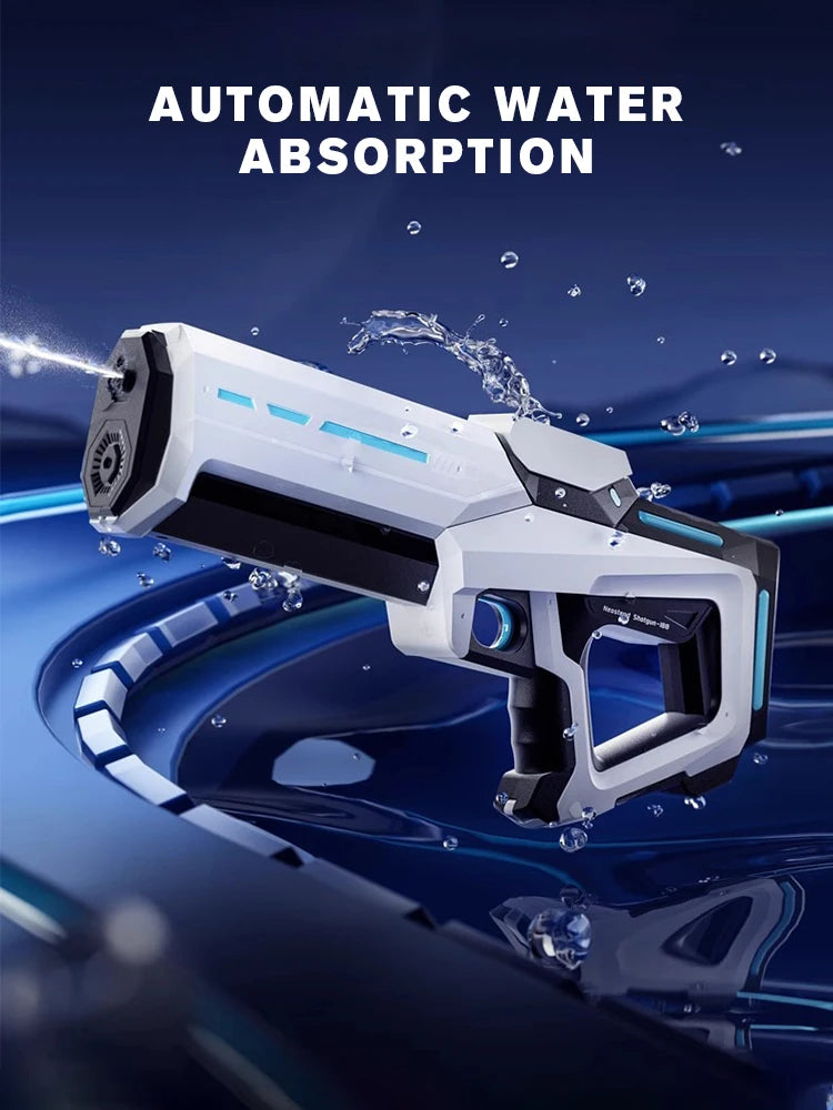 Electric Water Guns For Adults Powerful Squirt Automatic Water Suction Water Blasters Summer Outdoor Beach Toy For Kids Gift