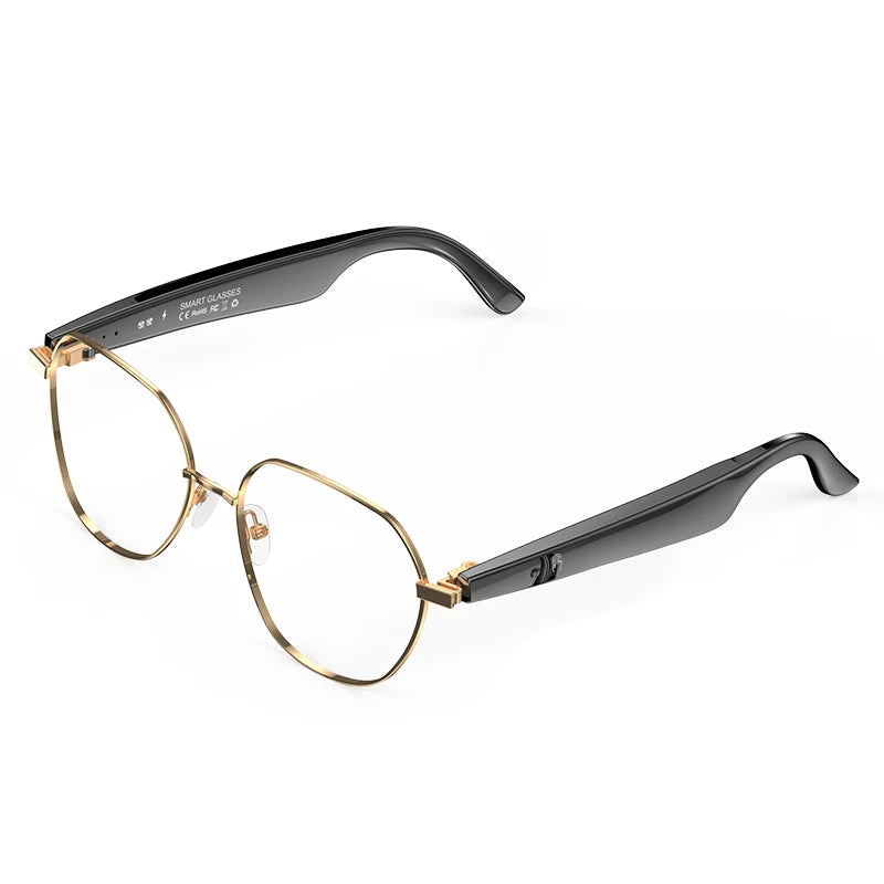 LIGE Smart Glasses AI Intelligent Translation Wireless Bluetooth Glasses Built-In Mic Speakers Headset Sunglasses For Men Women