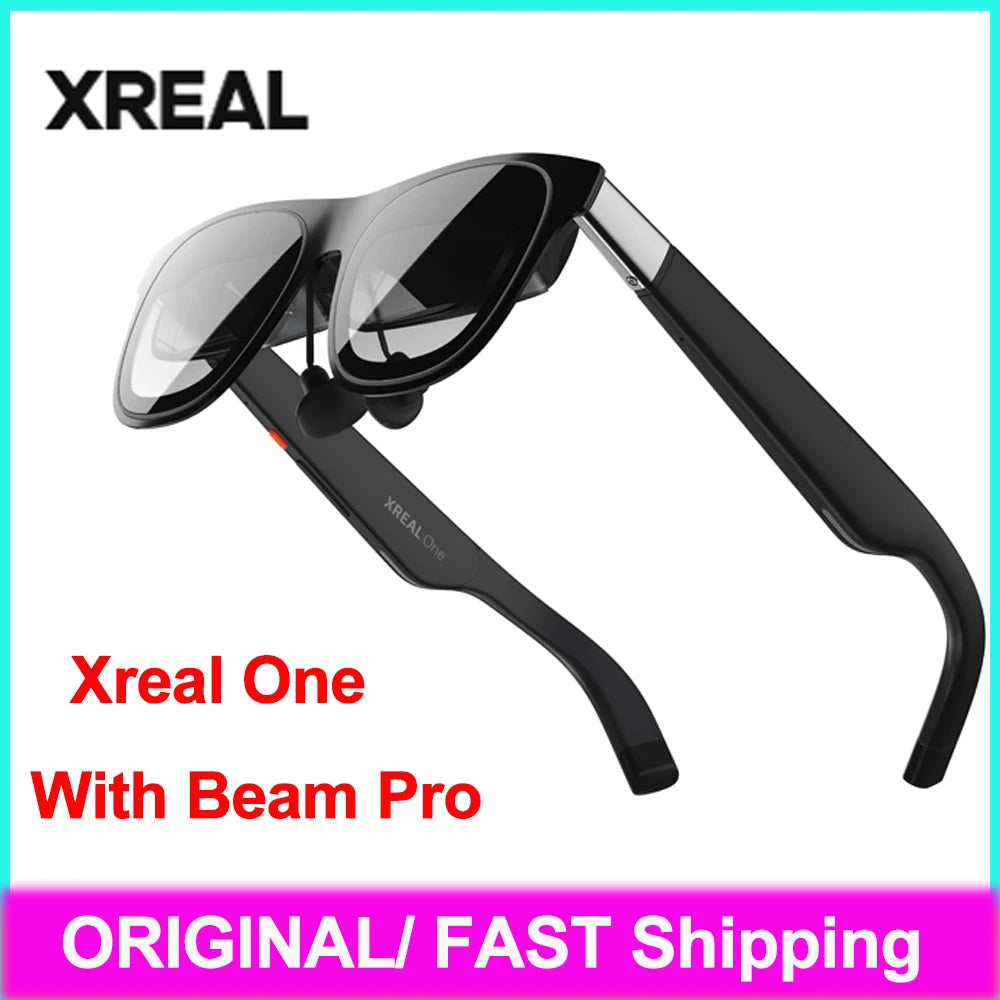 Xreal One AR Smart Glasses 3840X1080 Native 3DoF X1 Chip 50 FOV Ultra Large Viewing Angle Non Translation VR Glasses