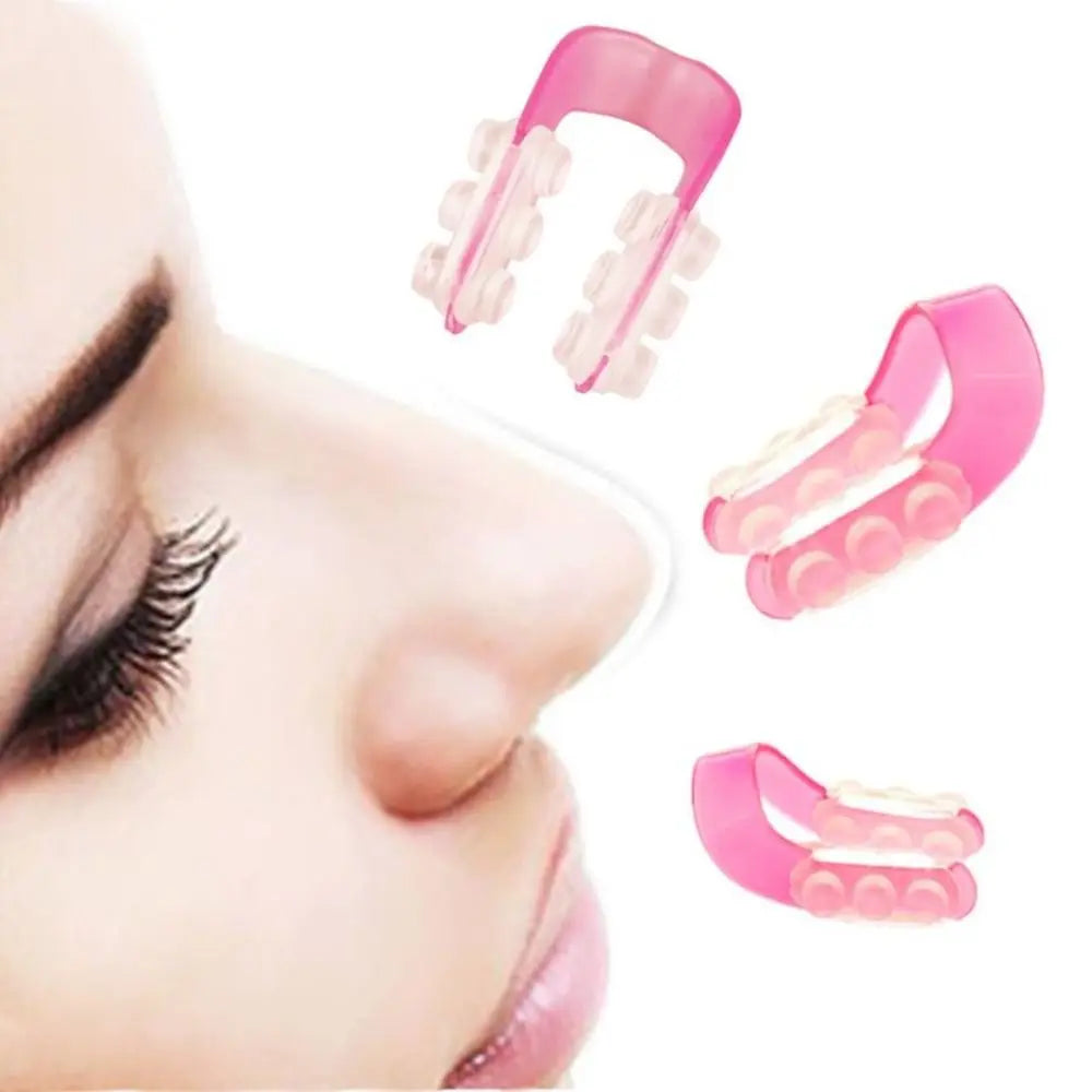 New Plastic Nose Clip U Type Beauty Nose Pads Pink Nose Correction Device