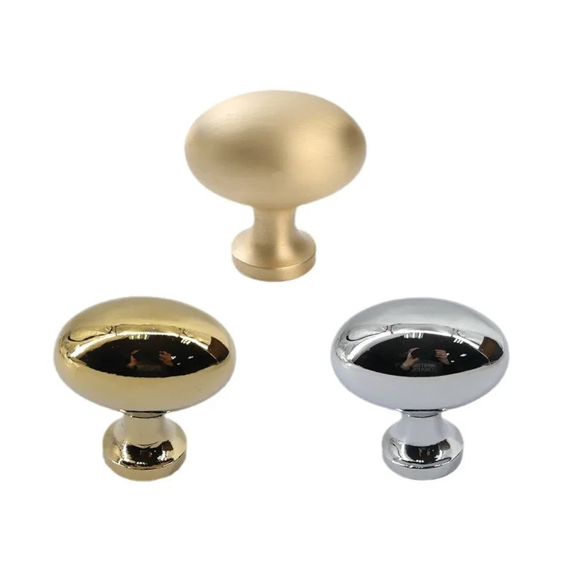 Handles Drawer Cabinet Furniture Kitchen Handles for Cabinet Knob Door Drawer Furniture Kitchen Golden Single Hole