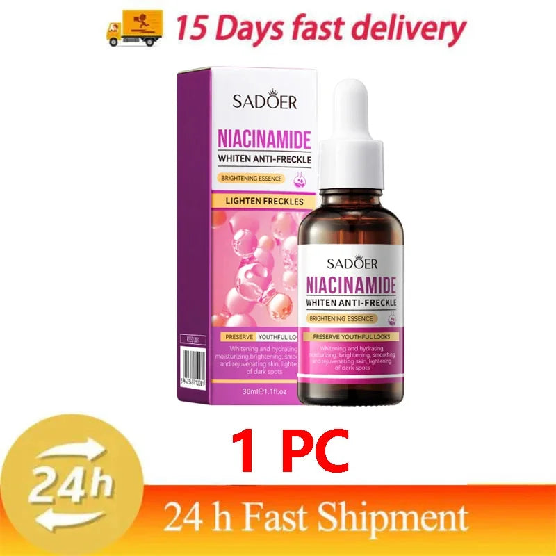 Nicotinamide Salicylic Acid Reduces Stain Facial Essence Whitens Moisturizes Tightens Reduces Melanin Essence Skin Beauty Health
