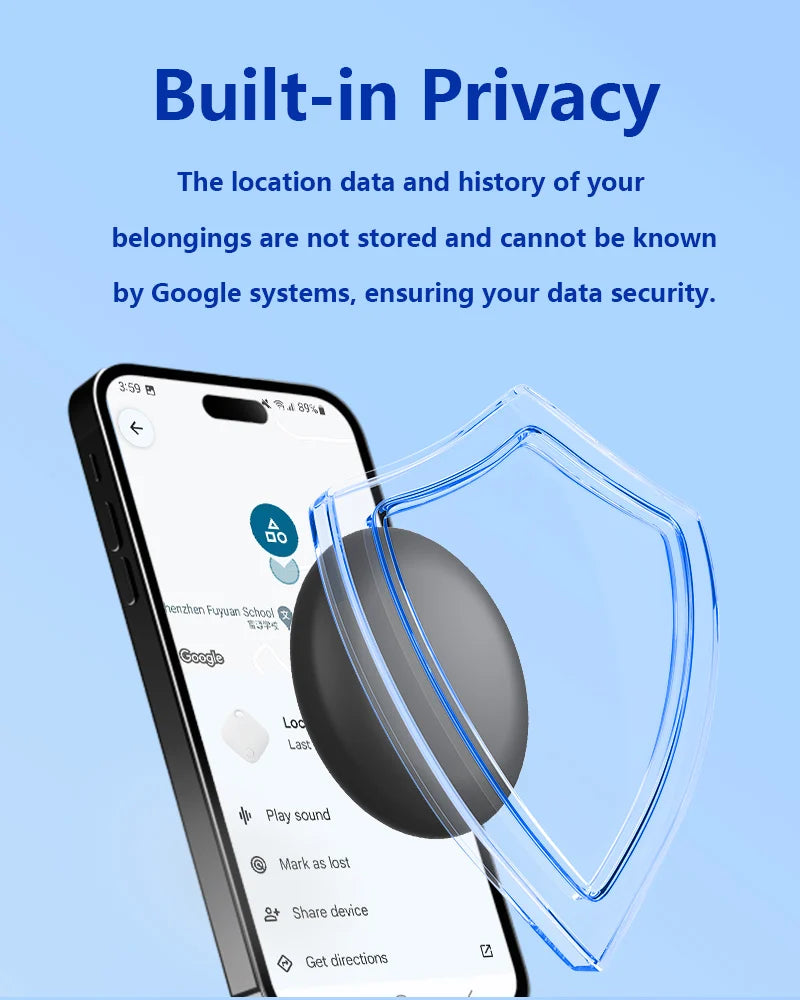 Android Security GPS Locator Google Find App Real Time Anti-Loss Smart Tag for Moto Samsung Finder Home Item Tracker Suction Kit