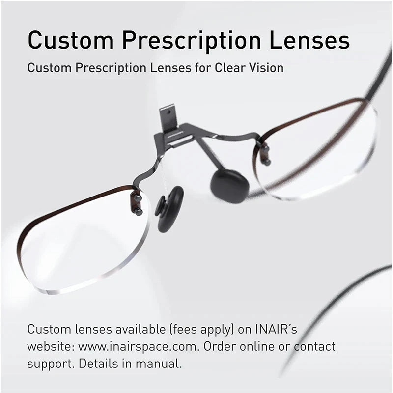 INAIR 2 PRO AI Smart AR Glasses 135" 120Hz Display,Reality/Virtual Switch/Multi-Screen&Ultra-Wide Mode Glasses for Smartphone PC