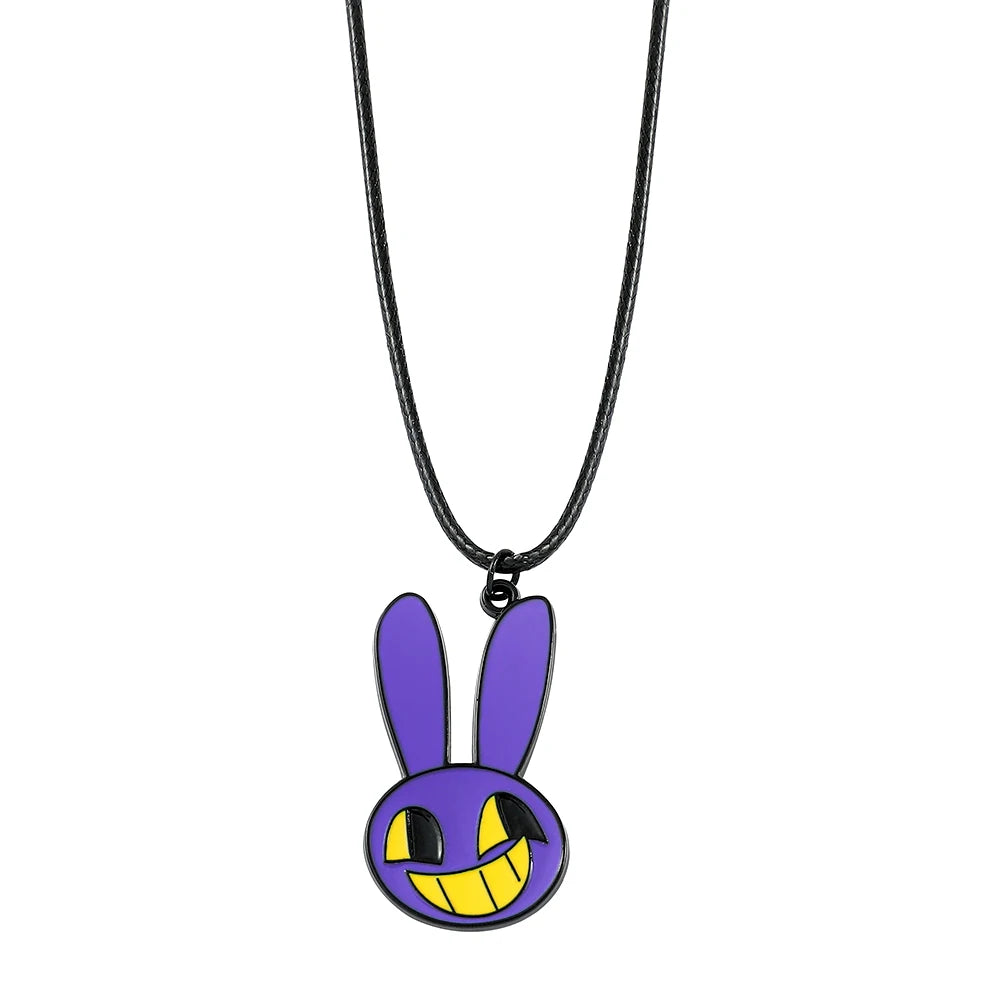 Fashion Necklace The Amazing Digital Circus Necklaces Game Peripheral Cartoon Clown Pendants Kids Studengts Toys Birthday Gifts