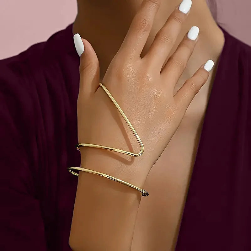 Geometric Bracelet for Women Simple Fashion Hand Jewelry Hot Sale Party Gift 2025 New Style