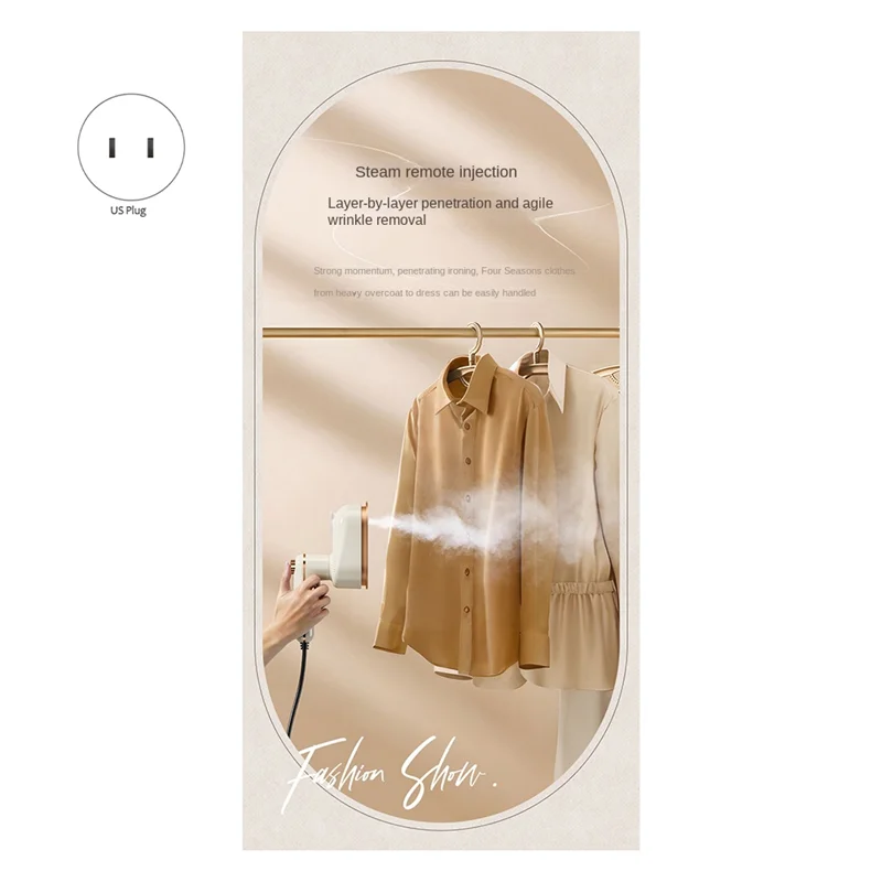 Travel Steamer Iron For Clothes Portable Ironing Machine Travel Small Size Portable Steamer College Dorm Home Durable Us Plug